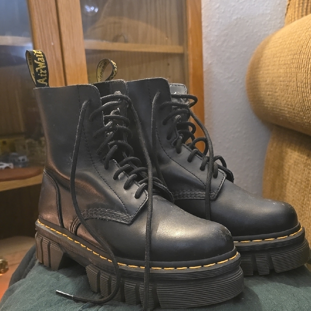Dr. Martens Black Platform Boots